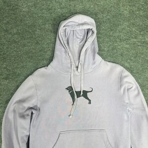 The Black Dog Mens Small Lavender Dog Graphic Marthas Vineyard Hoodie Sweatshirt